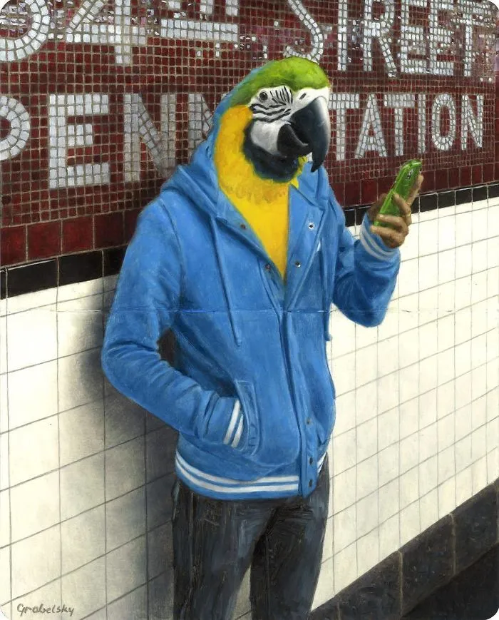 These Surreal Portraits Show How "Wild" The New York Subway Is