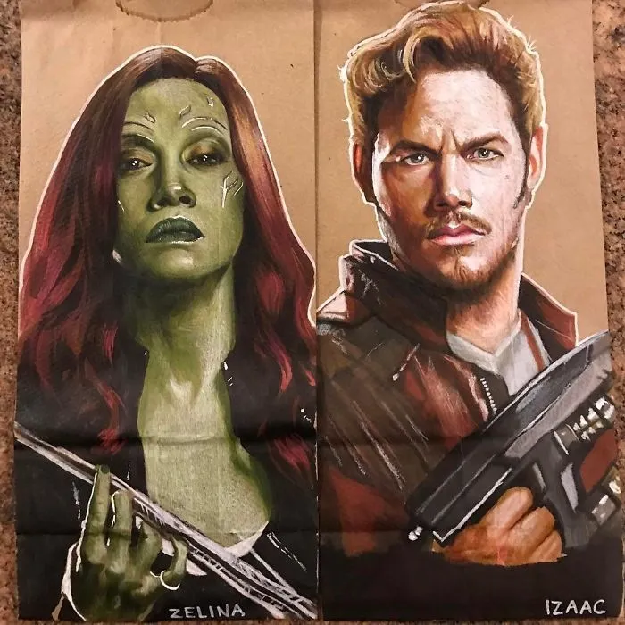 This Dad Started Drawing On His Kids' Lunch Bags 5 Years Ago And Even Obama Loved Them