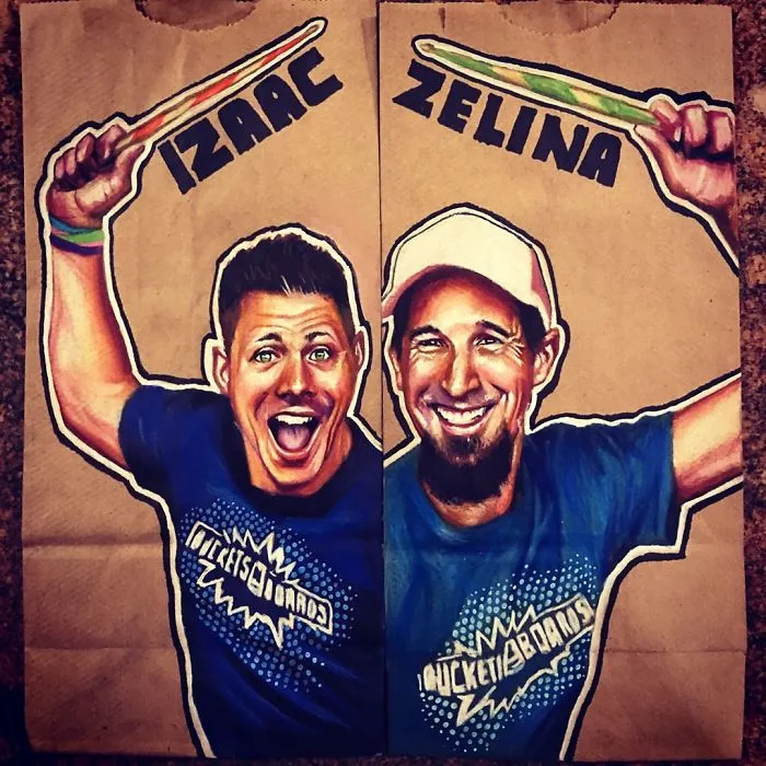 This Dad Started Drawing On His Kids' Lunch Bags 5 Years Ago And Even Obama Loved Them