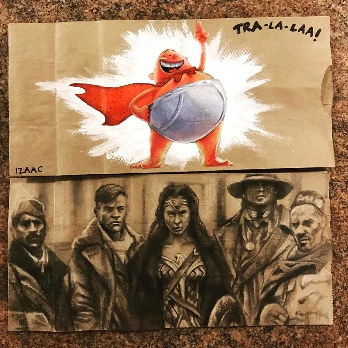 This Dad Started Drawing On His Kids' Lunch Bags 5 Years Ago And Even Obama Loved Them