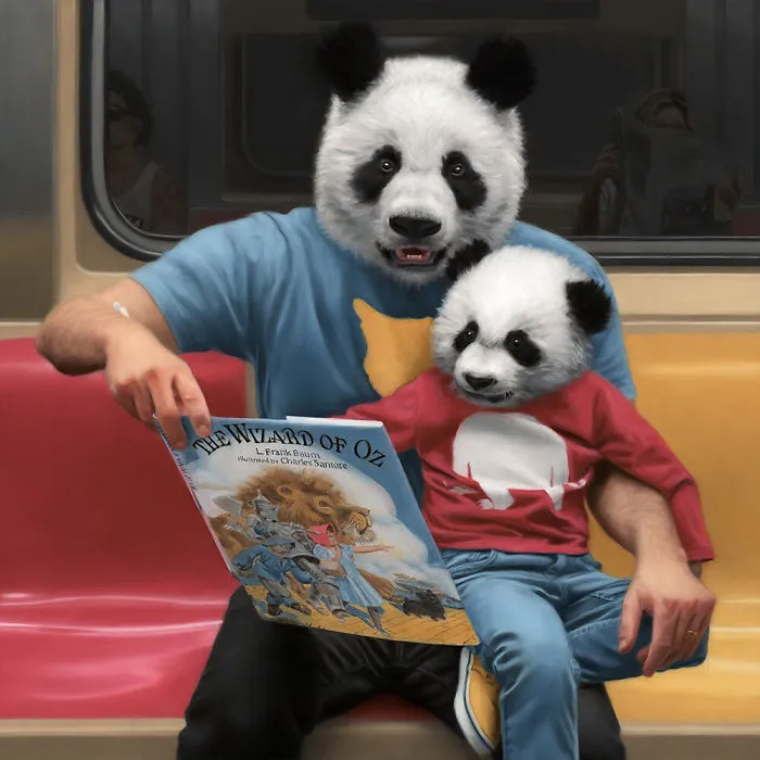 These Surreal Portraits Show How "Wild" The New York Subway Is