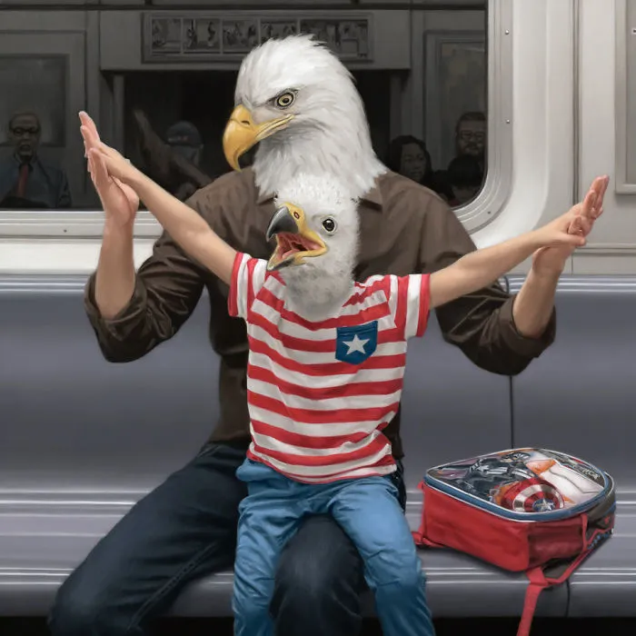 These Surreal Portraits Show How "Wild" The New York Subway Is