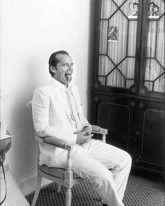 Jack Nicholson en 1981. Por Michou Simon