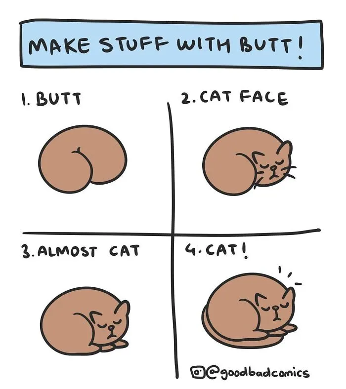 Artist Shows How To Draw Anything Out Of A Butt And You'll Want To Try It