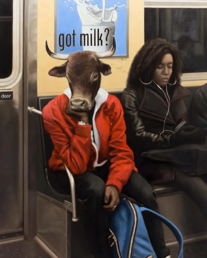 These Surreal Portraits Show How "Wild" The New York Subway Is