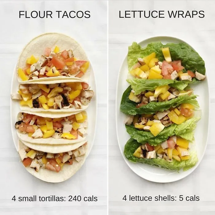 Flour Tacos Vs Lettuce Wraps