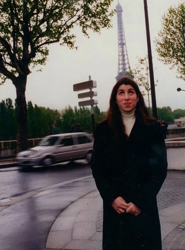 Amy Winehouse adolescente en París, a finales de los 90