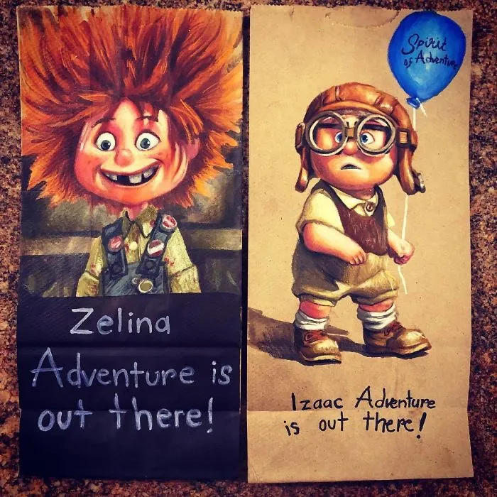 This Dad Started Drawing On His Kids' Lunch Bags 5 Years Ago And Even Obama Loved Them