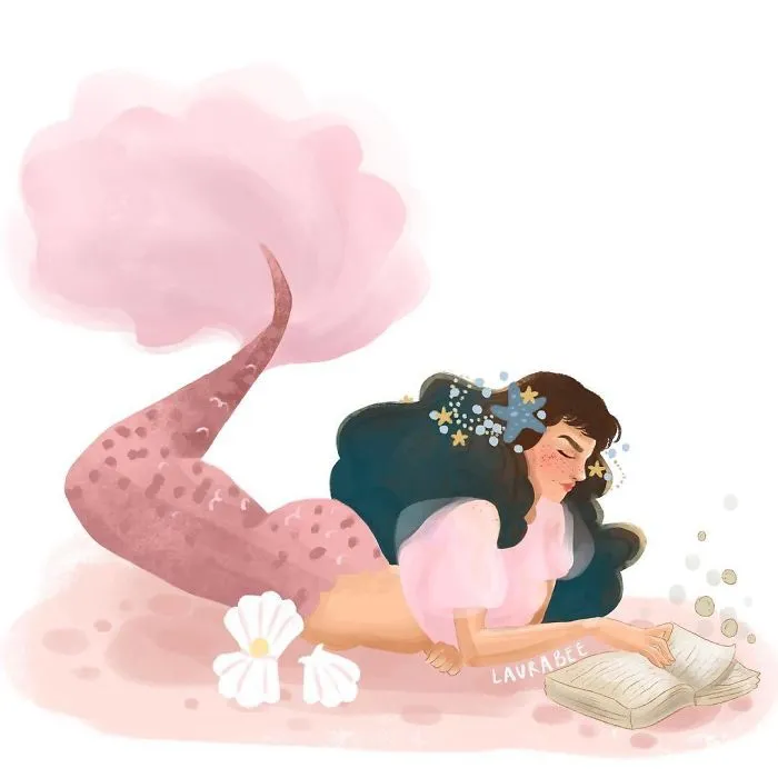 I Drew One Mermaid A Day For All Of May (31 Pics)