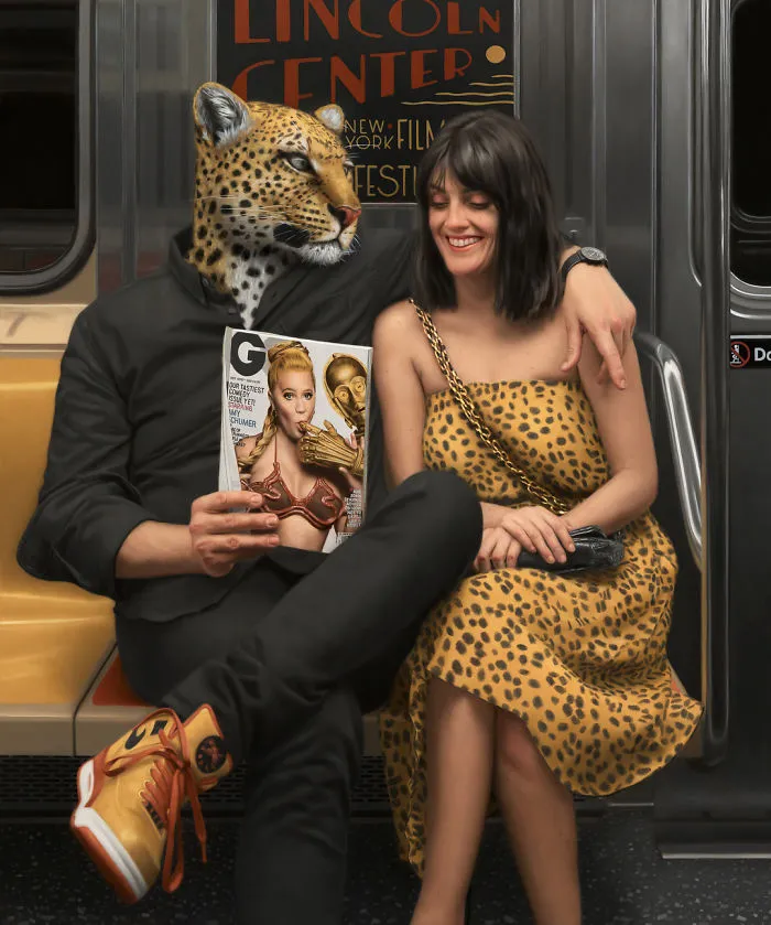 These Surreal Portraits Show How "Wild" The New York Subway Is