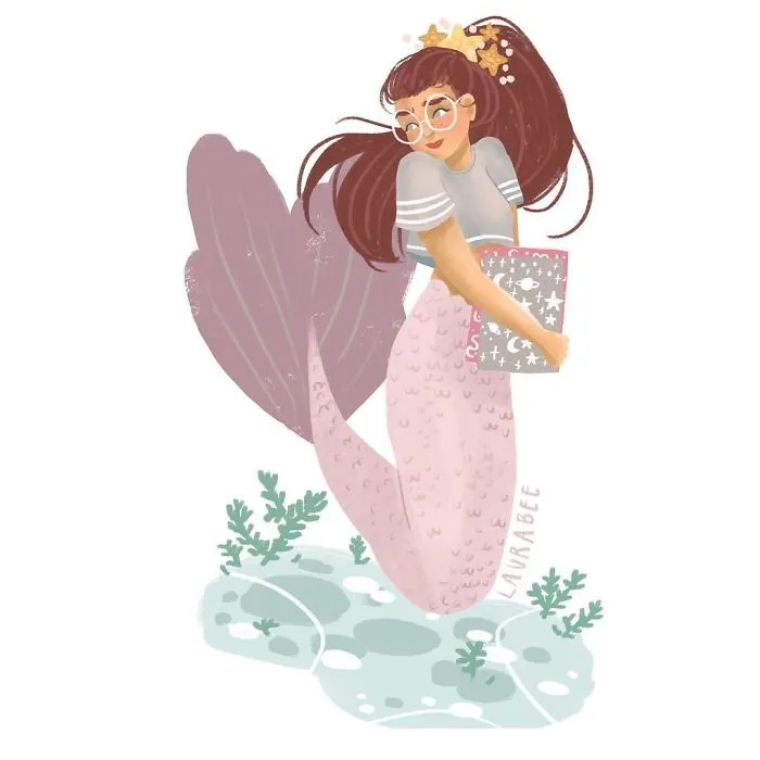 I Drew One Mermaid A Day For All Of May (31 Pics)