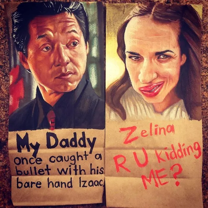 This Dad Started Drawing On His Kids' Lunch Bags 5 Years Ago And Even Obama Loved Them