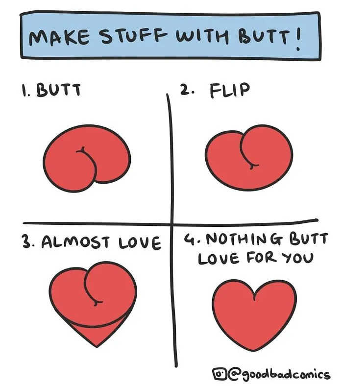 Artist Shows How To Draw Anything Out Of A Butt And You'll Want To Try It