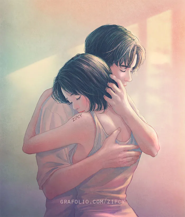 Korean Illustrator Captures Love And Intimacy So Well That You Can Almost Feel It (Part 2)