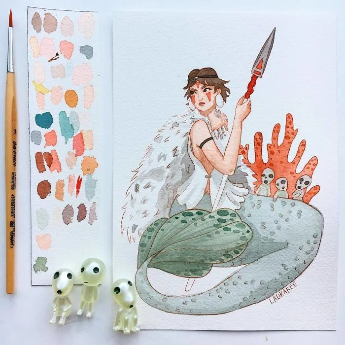 Painting Mermaids Every Day In May