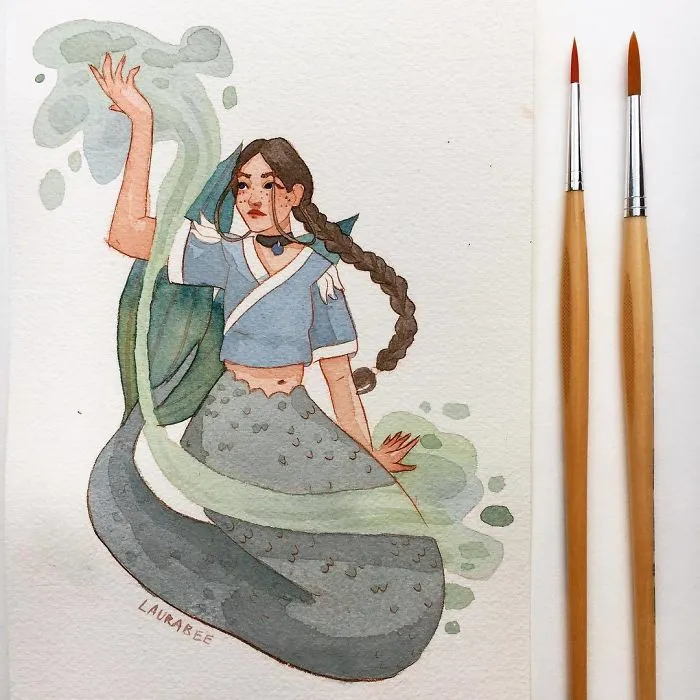 Painting Mermaids Every Day In May