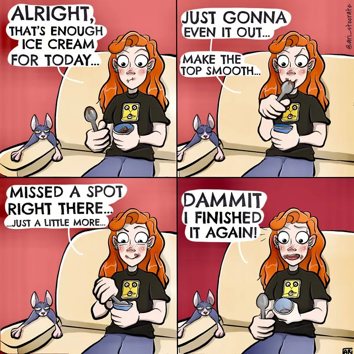 50 Hilarious Comics By Vegan Artist About Her Everyday Problems