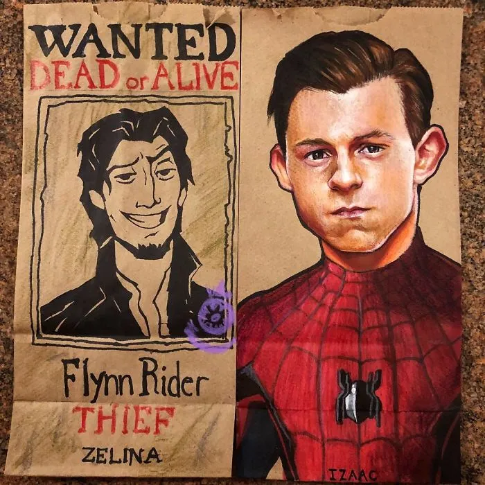 This Dad Started Drawing On His Kids' Lunch Bags 5 Years Ago And Even Obama Loved Them