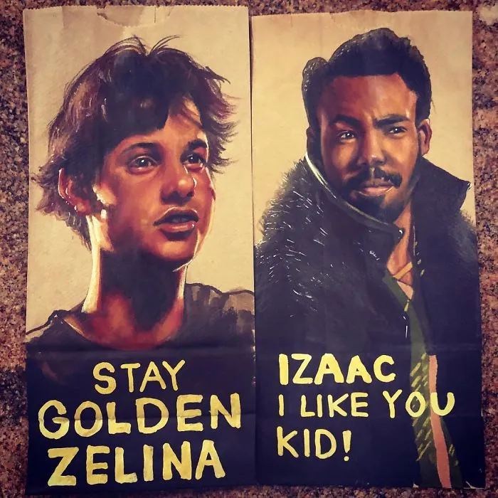 This Dad Started Drawing On His Kids' Lunch Bags 5 Years Ago And Even Obama Loved Them