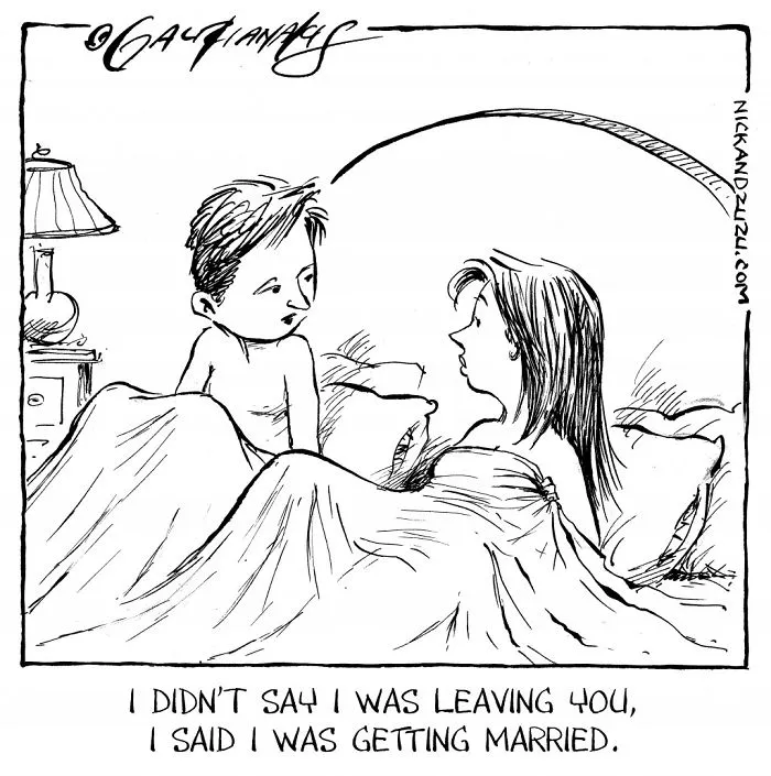 15 Uncomfortable Cartoons About Weddings That People Getting Married Won't Like