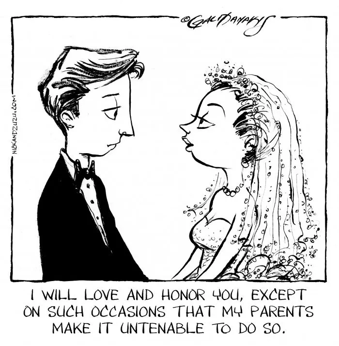 15 Uncomfortable Cartoons About Weddings That People Getting Married Won't Like