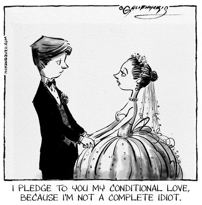15 Uncomfortable Cartoons About Weddings That People Getting Married Won't Like