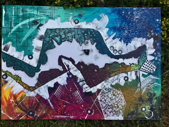 Painting How Dissociation Feels Like