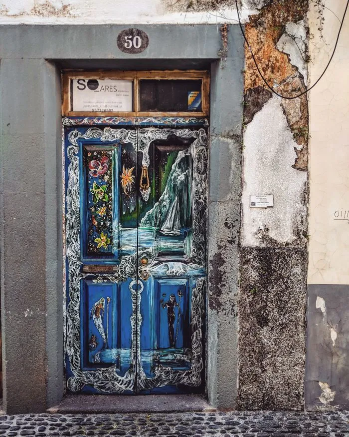The Painted Doors Project: I Took Pictures Of Beautiful Doors In Madeira (27 Pics)