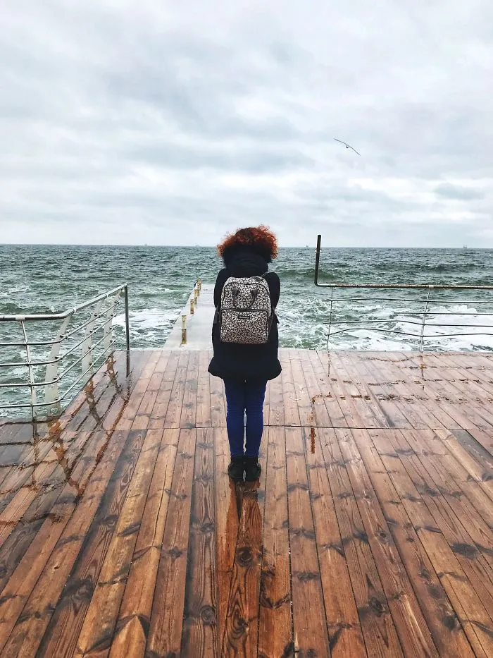 Odessa, Ukraine, 2018. First Trip In 2018 - And Where Else If Not To A Summerish Seaside In Winter?