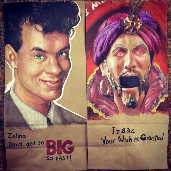 This Dad Started Drawing On His Kids' Lunch Bags 5 Years Ago And Even Obama Loved Them