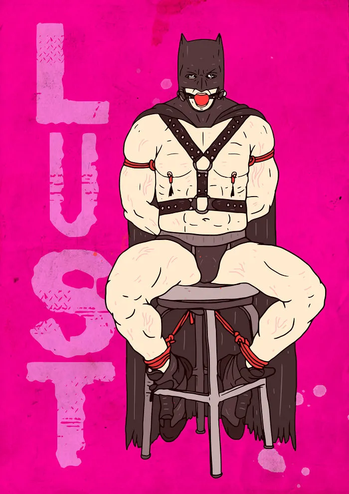 Hero To Zero: I Drew These Superheroes As The 7 Deadly Sins