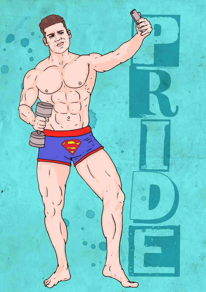 Hero To Zero: I Drew These Superheroes As The 7 Deadly Sins