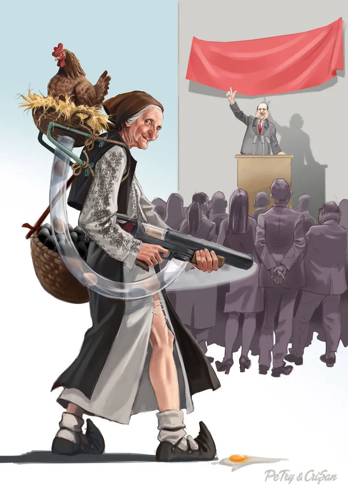 Petry & Crisan: 12 Cartoons For Your Friends Or... For Your Enemies!