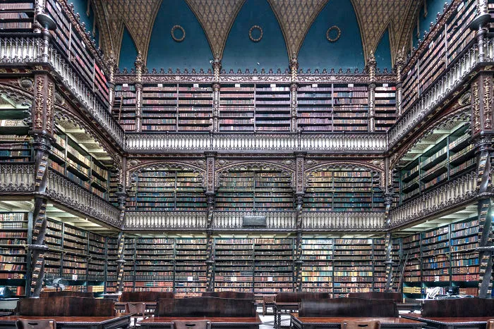 Real Gabinete Library, Rio De Janeiro, Brazil