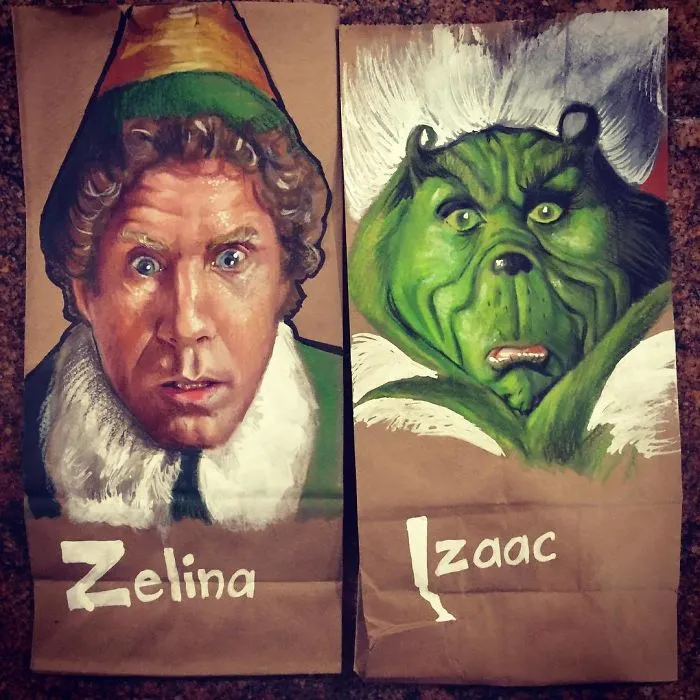 This Dad Started Drawing On His Kids' Lunch Bags 5 Years Ago And Even Obama Loved Them