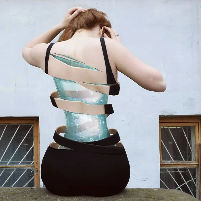 19-Year-Old Artist Takes Self Portraits To Create These Surreal Compositions