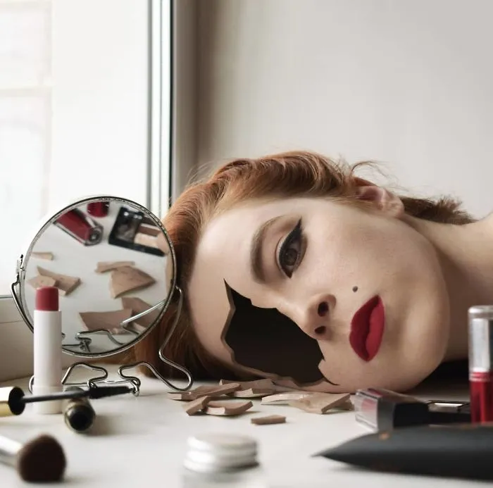 19-Year-Old Artist Takes Self Portraits To Create These Surreal Compositions