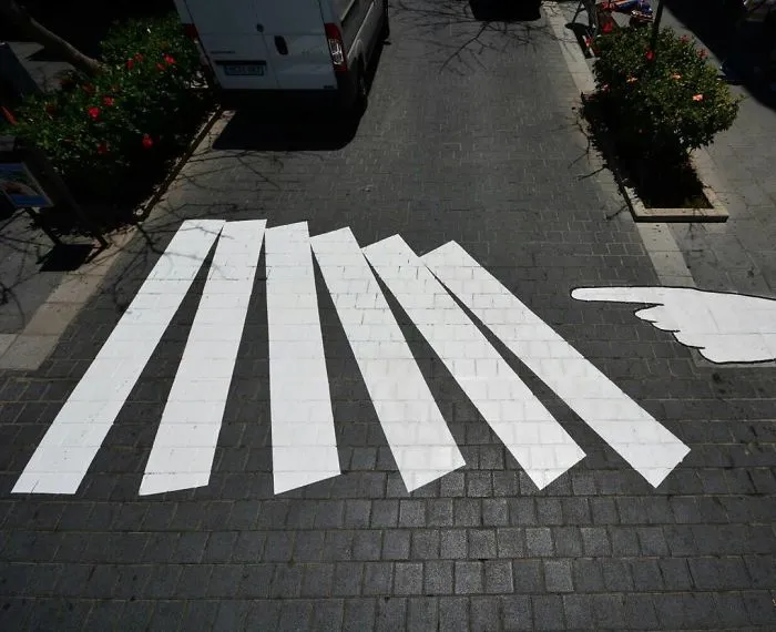 Street Artist Makes French Streets More Fun By Turning The Crosswalks Into Art