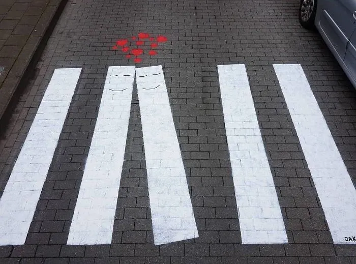Street Artist Makes French Streets More Fun By Turning The Crosswalks Into Art