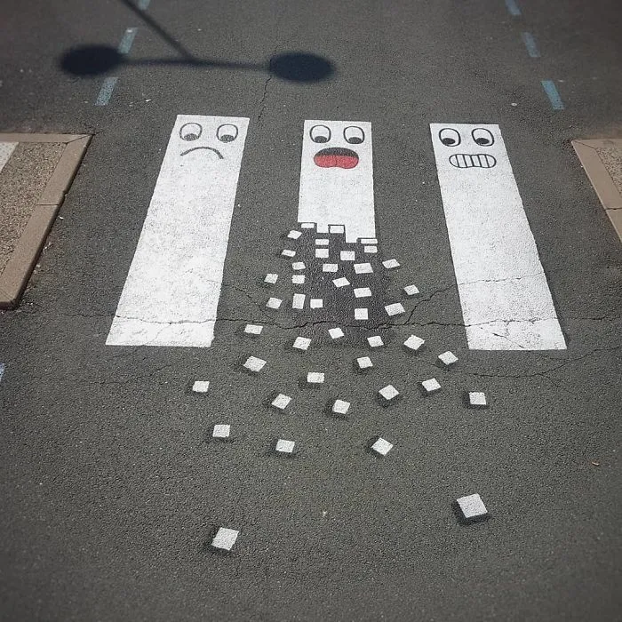 Street Artist Makes French Streets More Fun By Turning The Crosswalks Into Art