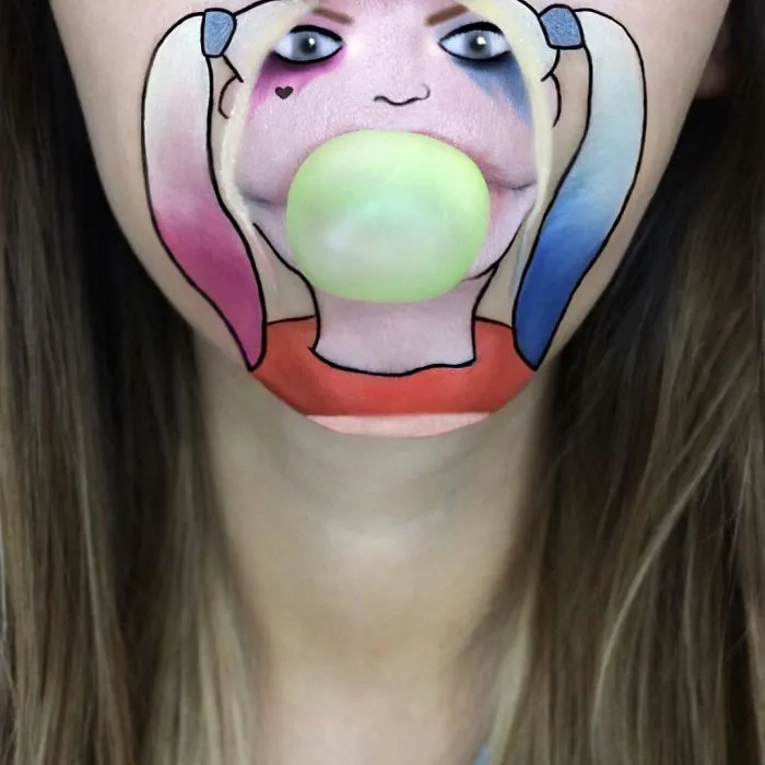 Makeup Artist Turns Her Lips Into Pop Culture Characters, And It’s So Real It’s Confusing