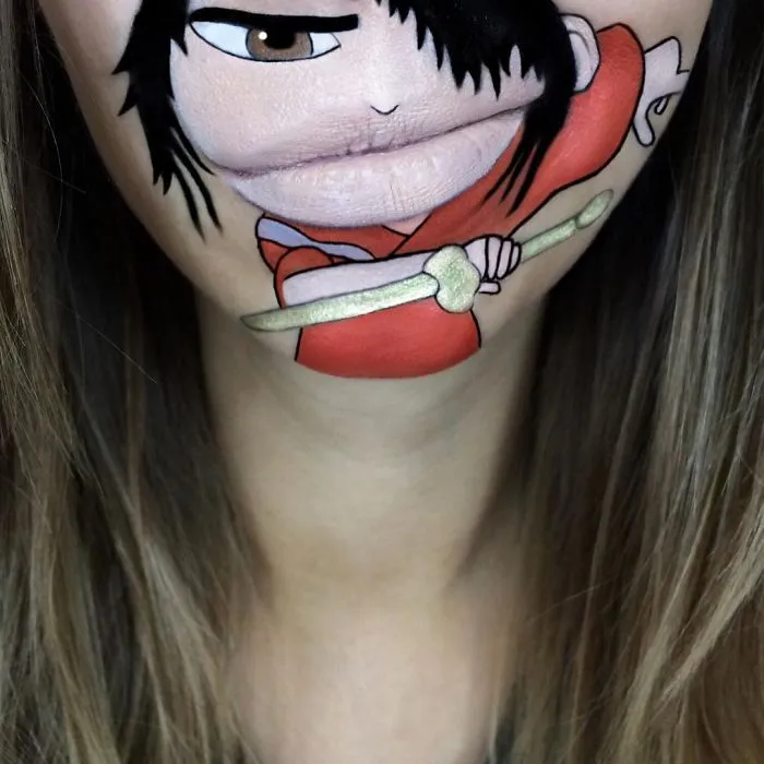 Makeup Artist Turns Her Lips Into Pop Culture Characters, And It’s So Real It’s Confusing
