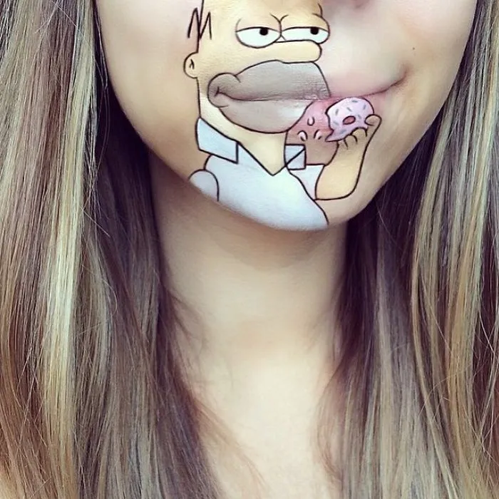 Makeup Artist Turns Her Lips Into Pop Culture Characters, And It’s So Real It’s Confusing