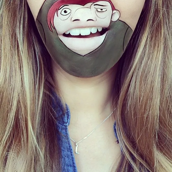 Makeup Artist Turns Her Lips Into Pop Culture Characters, And It’s So Real It’s Confusing