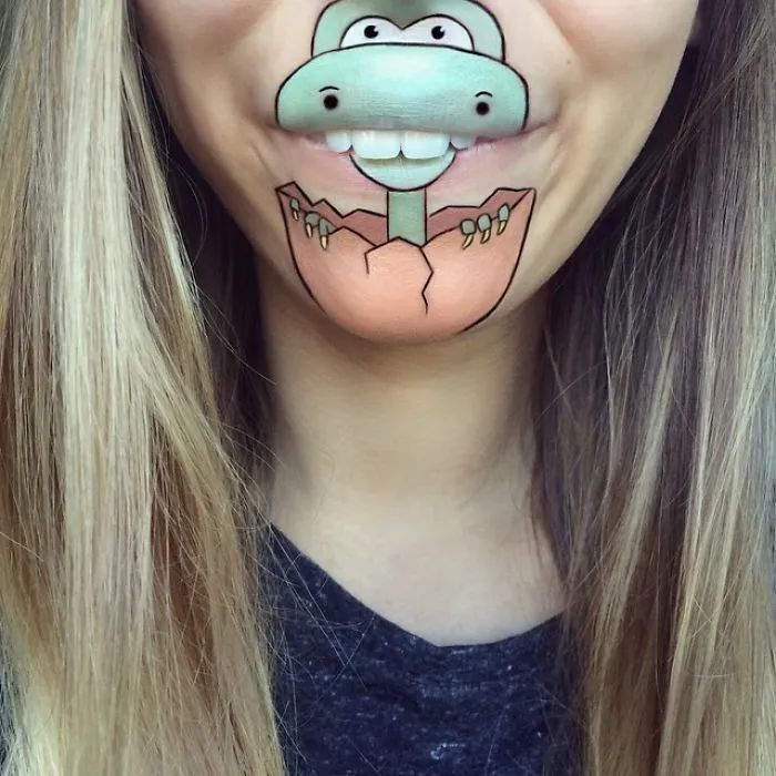 Makeup Artist Turns Her Lips Into Pop Culture Characters, And It’s So Real It’s Confusing