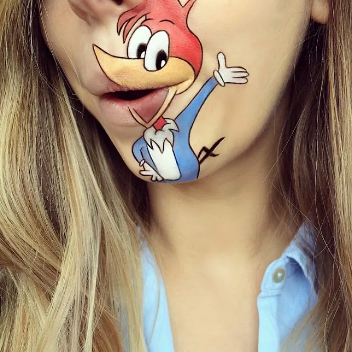 Makeup Artist Turns Her Lips Into Pop Culture Characters, And It’s So Real It’s Confusing