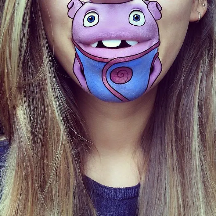 Makeup Artist Turns Her Lips Into Pop Culture Characters, And It’s So Real It’s Confusing
