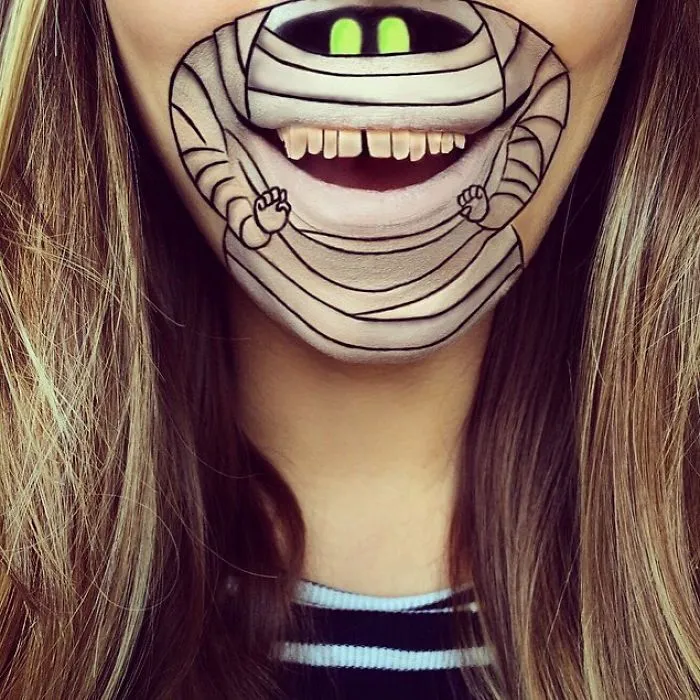 Makeup Artist Turns Her Lips Into Pop Culture Characters, And It’s So Real It’s Confusing