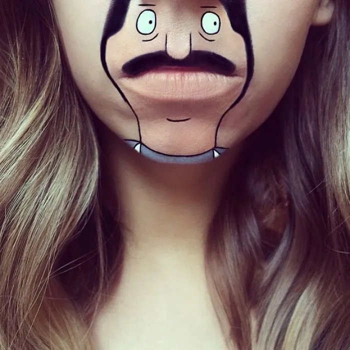 Makeup Artist Turns Her Lips Into Pop Culture Characters, And It’s So Real It’s Confusing