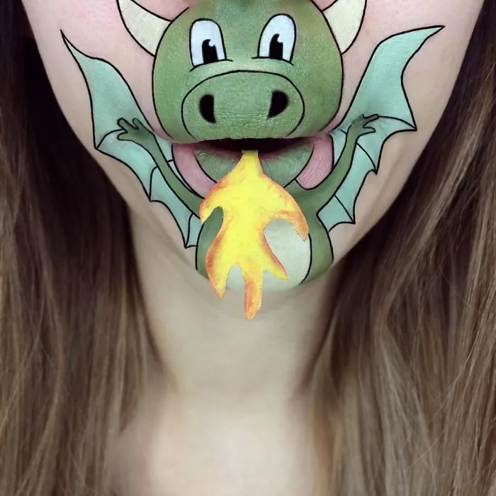 Makeup Artist Turns Her Lips Into Pop Culture Characters, And It’s So Real It’s Confusing